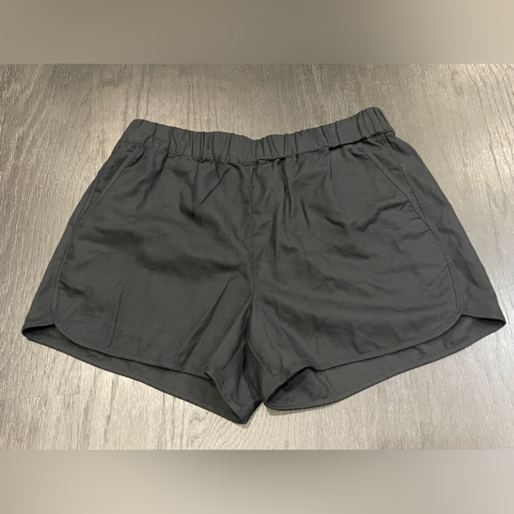 Madewell Pull-on Shorts Almost Black Size Small